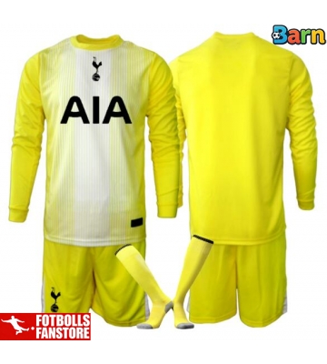 Tottenham Hotspur Målvakt Tredje Tröja Barn 2025-26 Långärmad (+ Korta byxor)